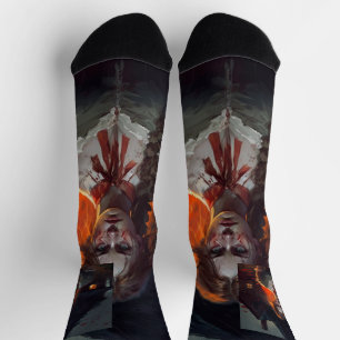 Haunting house socks