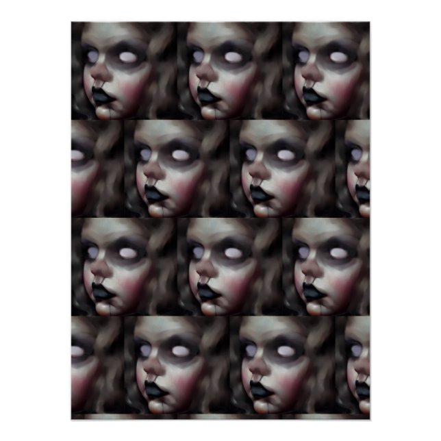 Haunting Matilda dark art poster original art (Front)