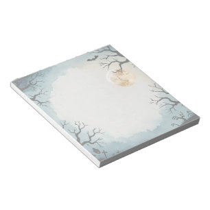 Haunting Stillness Printable Halloween Notepad