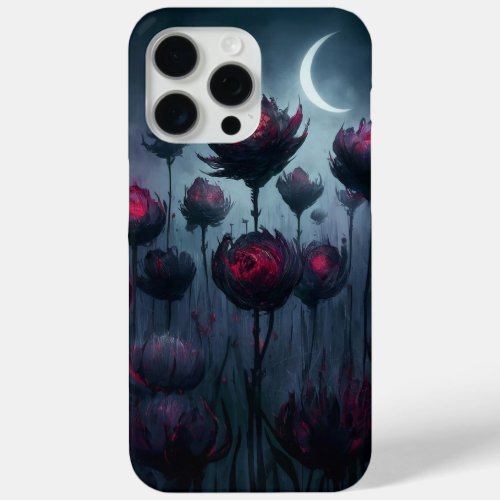 Hauntingly Beautiful Eerie Gloom Dark Floral iPhone 15 Pro Max Case