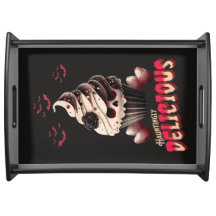 Hauntingly Delicious - Goth Serving Tray