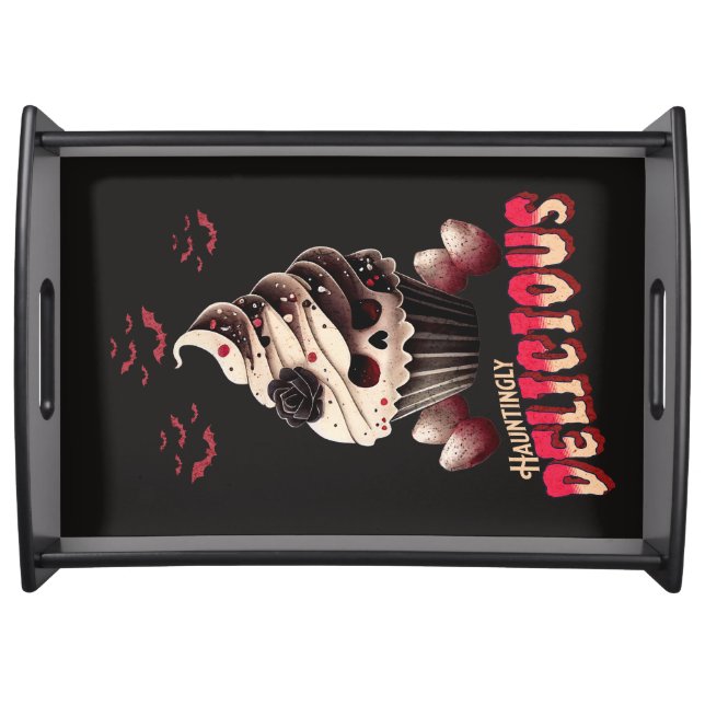 Hauntingly Delicious - Goth Serving Tray (Front)