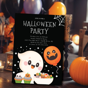 Hauntingly Festive Halloween Party Invitation