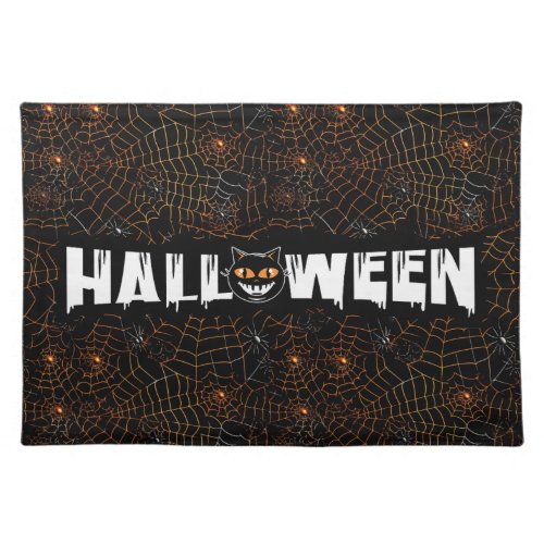 Hauntingly Halloween Cloth Placemat