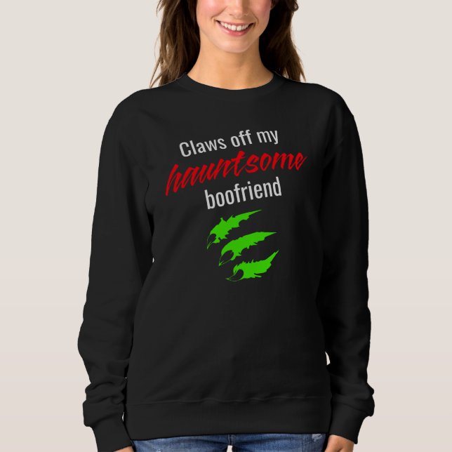 Hauntsome Boofriend Halloween Sweatshirt (Front)