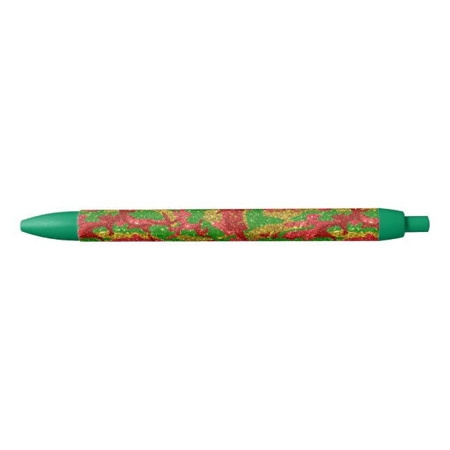 Haus Of Camo Gold Xmas Pattern Pen (Front)
