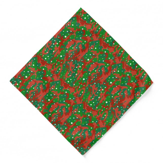 Haus Of Camo Xmas Camouflage Bandana (Front)