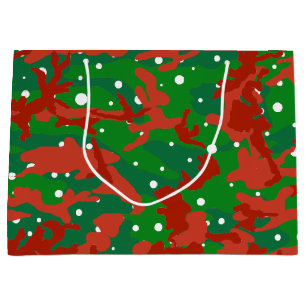 Haus Of Camo Xmas Camouflage Large Gift Bag
