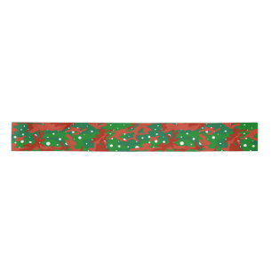 Haus Of Camo Xmas Camouflage Satin Ribbon