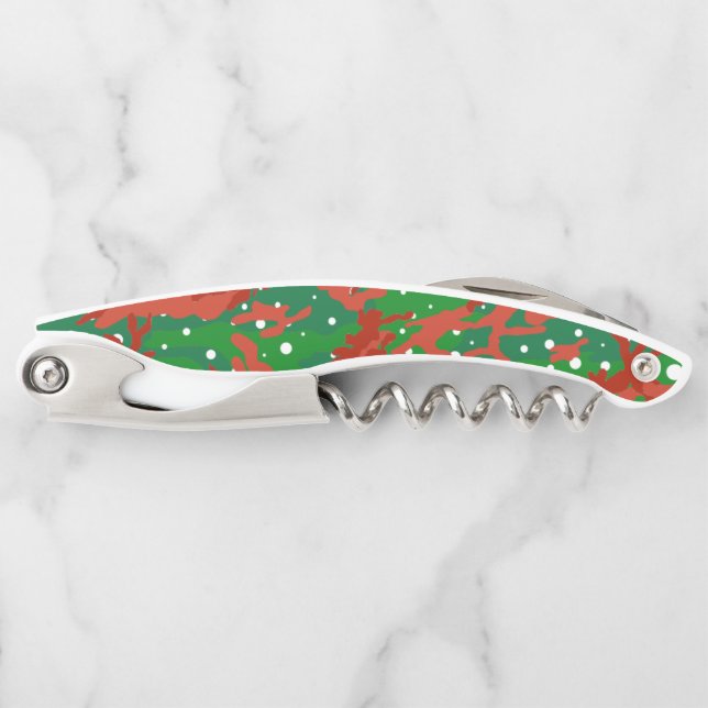 Haus Of Camo Xmas Camouflage Waiter's Corkscrew (Front)