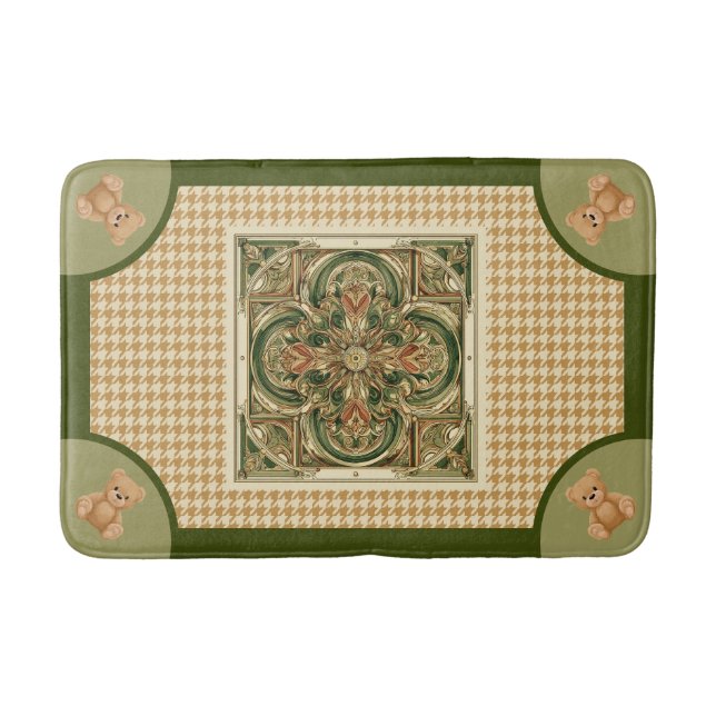 Haut Houndstooth, Bath Mat (Front)
