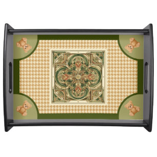 Haut Houndstooth, Serving Tray