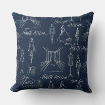 "Haute Atelier Pattern" Navy Blue Fashion
