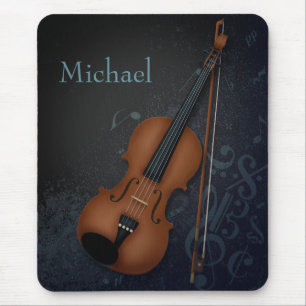 Haute Bohème Violinost Violist Black Custom Mouse Pad