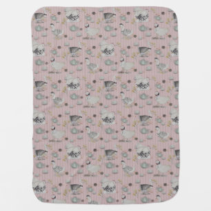 Haute Couture Chicken print Baby Blanket
