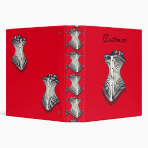 Haute Couture Corset Thunder_Cove 3 Ring Binder