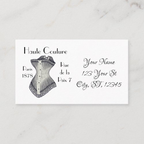 Haute Couture Corset Thunder_Cove        Business Card