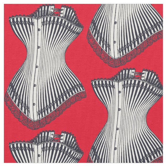 Haute Couture Corset Thunder_Cove  Fabric (Close Up)