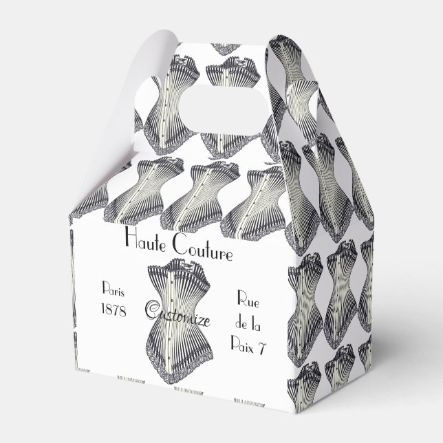 Haute Couture Corset Thunder_Cove       Favor Boxes (Front Side)