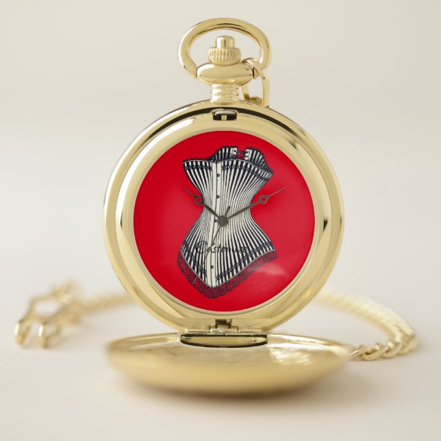 Haute Couture Corset Thunder_Cove  Pocket Watch (Inside)