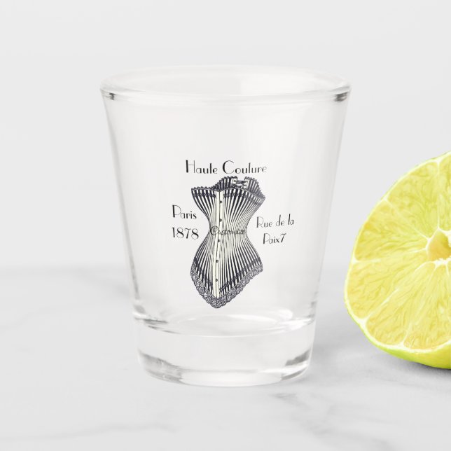Haute Couture Corset Thunder_Cove    Shot Glass (Front)