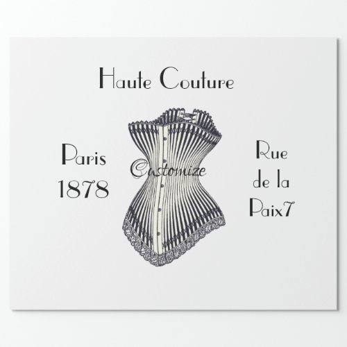 Haute Couture Corset Thunder_Cove     Wrapping Paper
