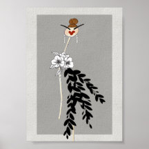 Haute Couture Fashion Illustration Art Poster