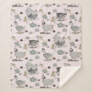 Haute Couture Print Kidsroom Sherpa Blanket