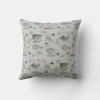 Haute Couture Print Kidsroom Throw Pillow