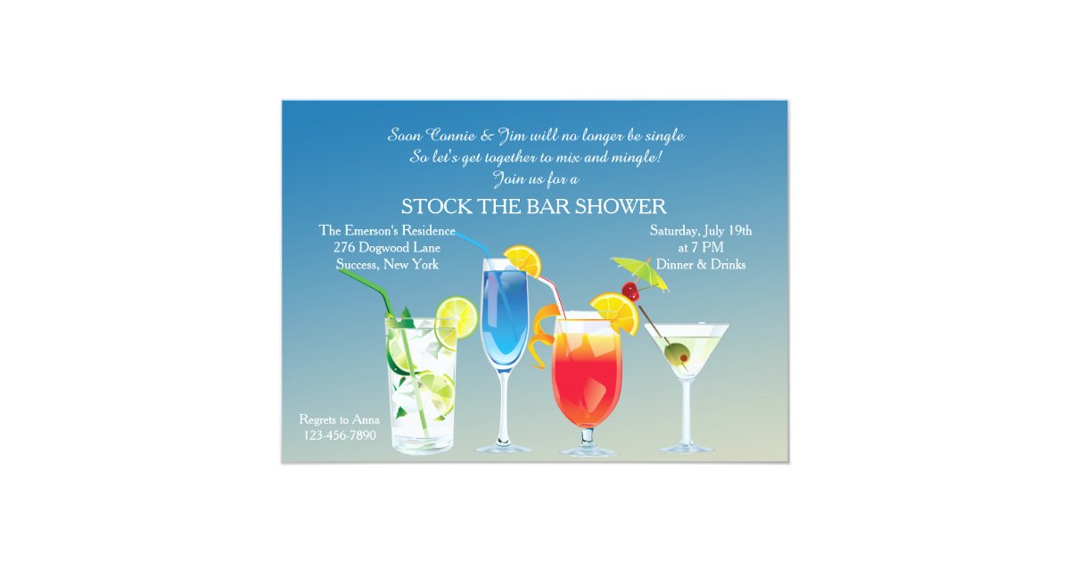 Haute Drinks Invitation | Zazzle.com