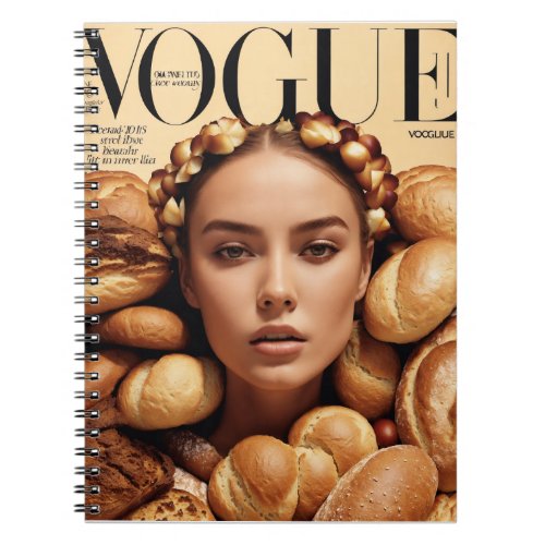 Haute Loaf Bread Vogue Edition Notebook