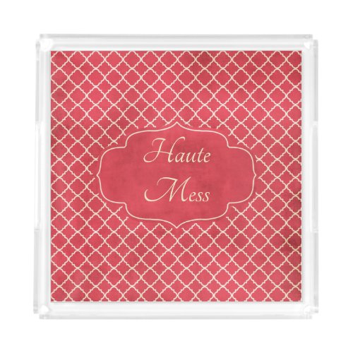 Haute Mess Funny Acrylic Tray