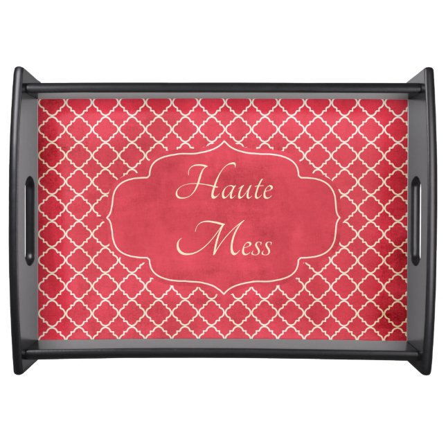 Haute Mess Funny Serving Tray (Front)