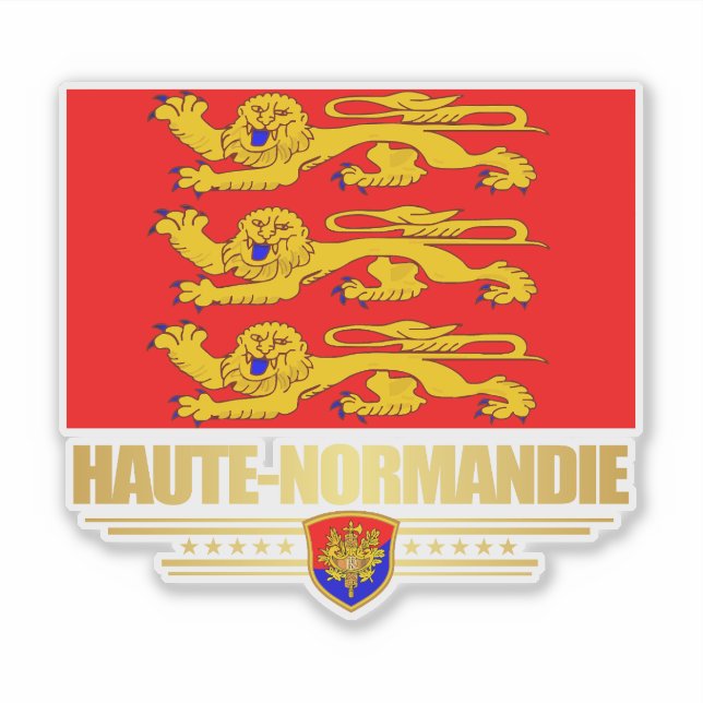 Haute-Normandie Sticker (Front)