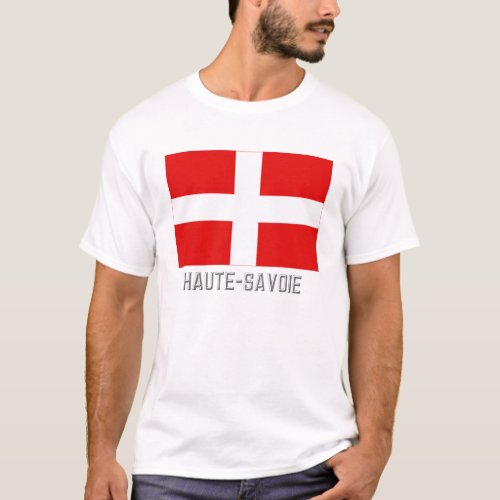 Haute_Savoie flag with name T_Shirt