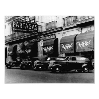 Havana 1951 Retro Cigar Factory Photo Print