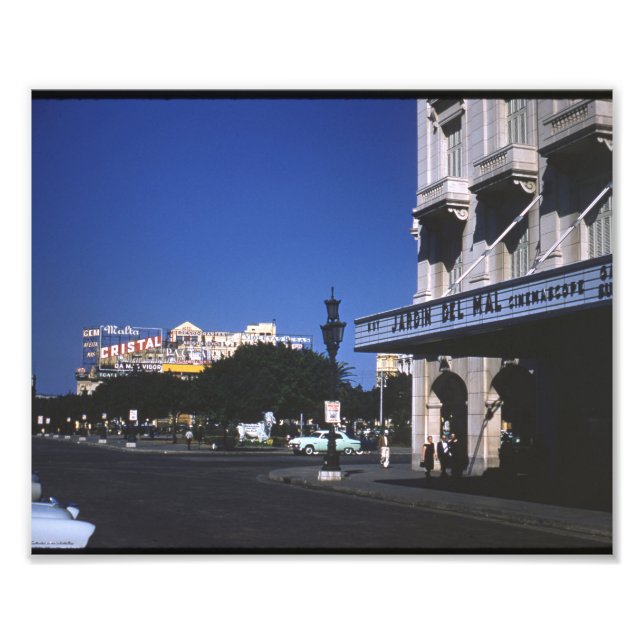 Havana 1958 Rare Color Image Photo Print (Front)