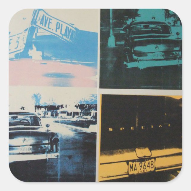 Havana 1 square sticker (Front)