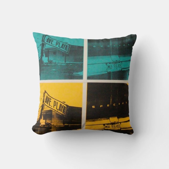 Havana 2 throw pillow (Front)
