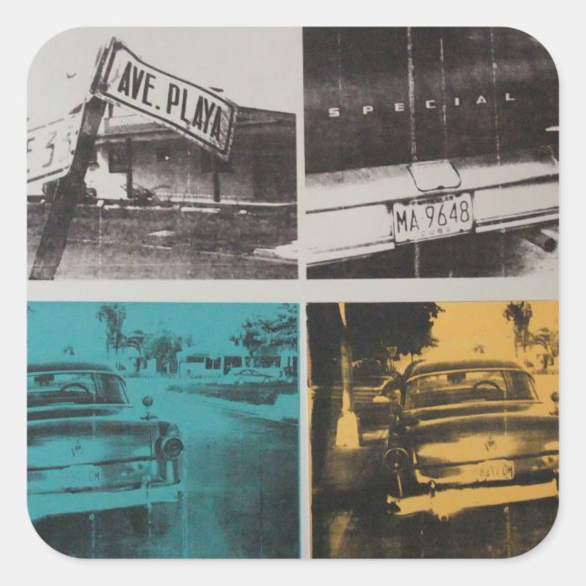 Havana 3 square sticker (Front)