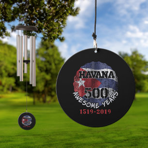 Havana 500 Awesome Years - Cuba Anniversary  Wind Chime