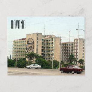 havana castro postcard