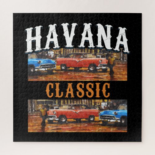 Havana Classic - Cuban Vintage Car Art Jigsaw Puzzle Havana Classic - Cuban Vintage Car Art Jigsaw Puzzle
