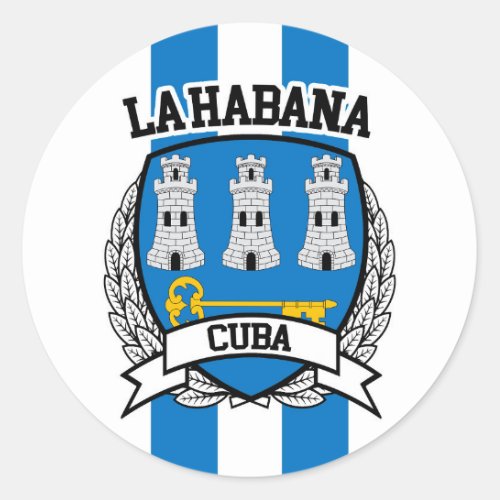 Havana Classic Round Sticker