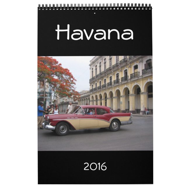 havana cuba 2016 calendar (Cover)