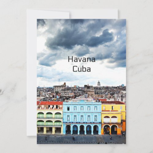 Havana Cuba Card