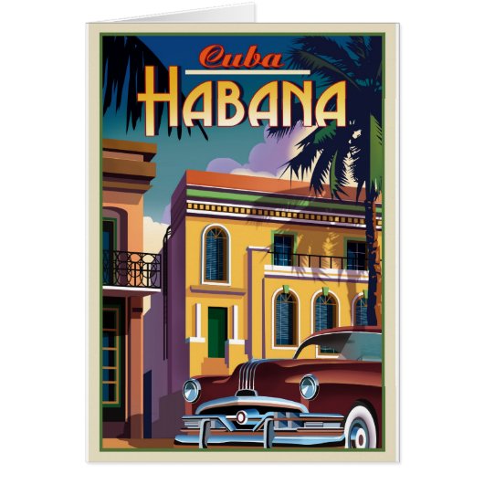 Havana Cuba Cards (Front)