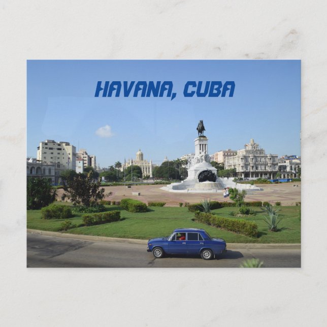 Havana Cuba El Capitolio Government Building Postcard (Front)