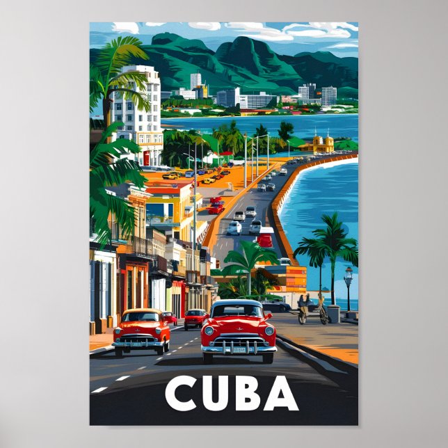 Havana Cuba Famous Travel Place Poster (Front)