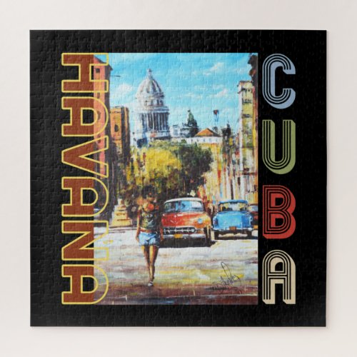 Havana Cuba Fine Art - National Capital Jigsaw Puzzle